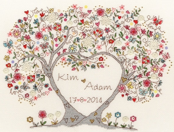 Love Blossoms Cross Stitch Kit, Bothy Threads XKA4