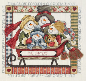 Cross Stitch Kit, Families are Forever Counted Cross Stitch Kit 080-0473