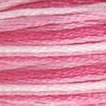 DMC Stranded Cotton Variegated Fuchsia Pink 48