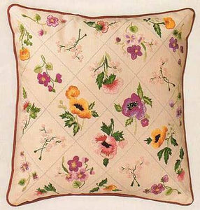 Embroidery Kit Summer Flower Trellis, Design Perfection E160