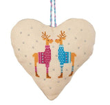Deer Heart Hanging Ornament Cross Stitch Kit, Anchor AKE0008\0001