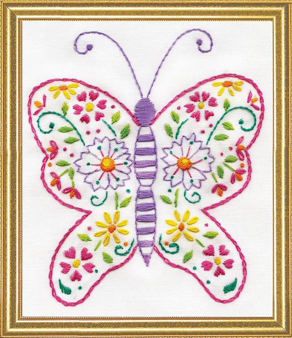 Embroidery Kit Butterfly Embroidery 3305