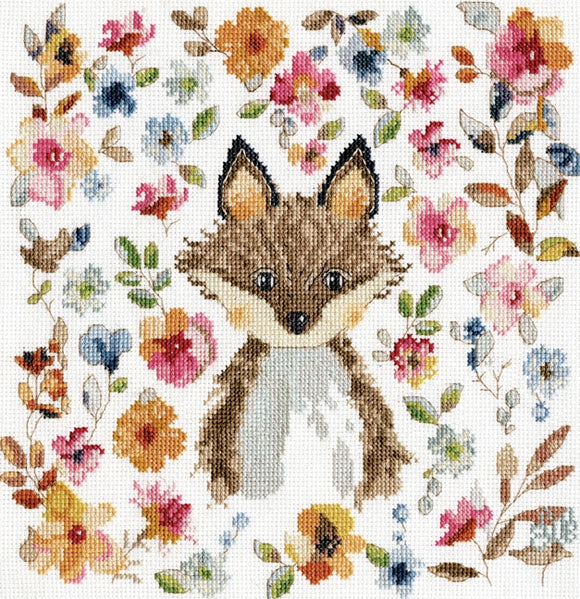 Fox Counted Cross Stitch Kit, Design Works 3275