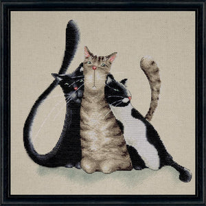 Kitty Trio, Counted Cross Stitch Kit, Design Works 2801