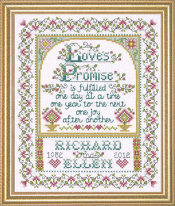 Cross Stitch Kit Loves Promise, Counted Cross Stitch Kit 2758