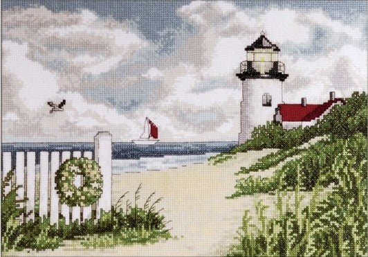 Peaceful Shores, Counted Cross Stitch Kit, Design Works 2591