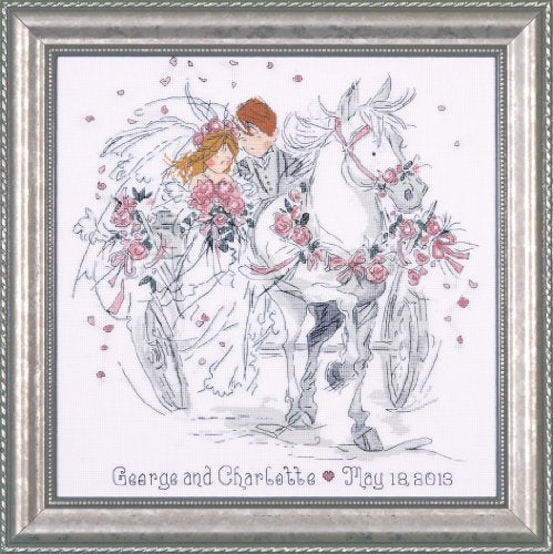 Wedding Carriage Sampler, Counted Cross Stitch Kit 2715