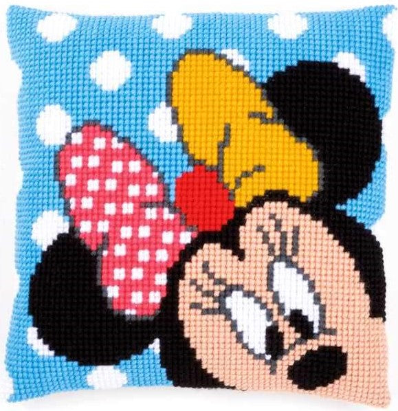 Minnie Mouse Peek-a-Boo CROSS Stitch Tapestry Kit, Vervaco Disney PN-0167234