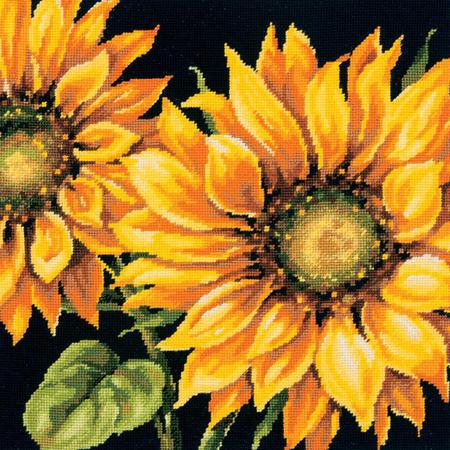 Dramatic Sunflowers Tapestry Needlepoint Kit, Dimensions D71-20083