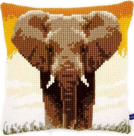 Elephant in Savannah CROSS Stitch Tapestry Kit, Vervaco pn-0150146