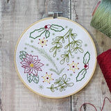 Winter Walk Embroidery Kit with Hoop, Hawthorn Handmade