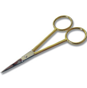Embroidery Sewing Scissors, Madeira Long Reach Gold 4.5"/12cm