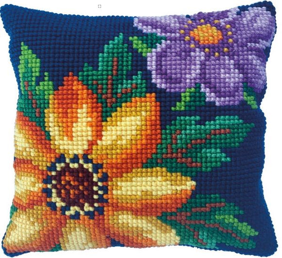 Evening Bloom CROSS Stitch Tapestry Kit, Needleart World LH9-017