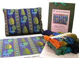 Topiary Peacocks Tapestry Kit Needlepoint Kit, The Fei Collection