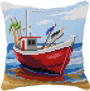Fishing Boat CROSS Stitch Tapestry Kit, Orchidea ORC.99058