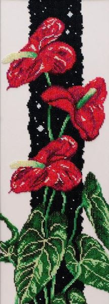 Bead Embroidery Kit Flaming Bloom Bead Work Kit VDV, TN-0900