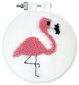 Punch Needle Kit, Flamingo Punch Needle Embroidery Starter Kit 237