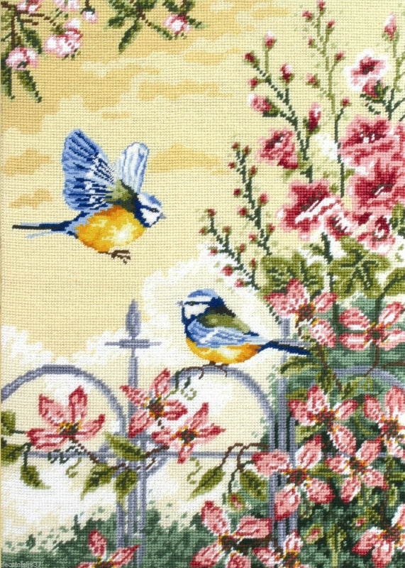 Floral Railings Tapestry Kit Needlepoint, Anchor MR163
