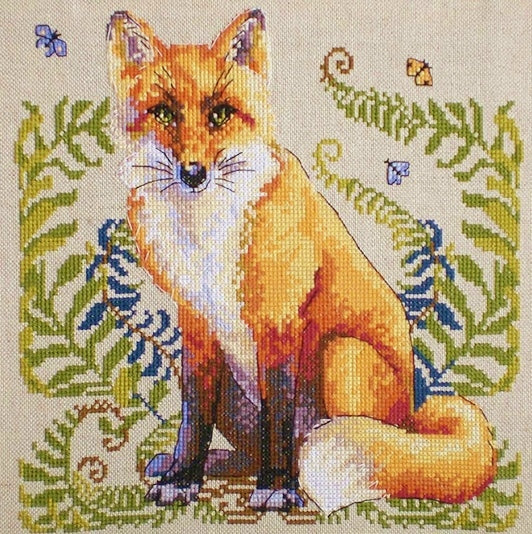 The Fox Cross Stitch Kit, Merejka K-144
