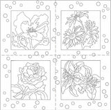 Fragrant Flowers Tapestry Needlepoint Kits, Glorafilia - Set of 4