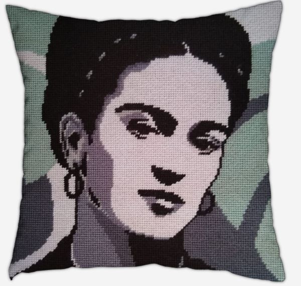 Frida Kahlo Portrait Tapestry Needlepoint Kit, Designers Needle – Sew ...