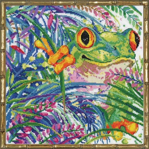 Tree Frog, Counted Cross Stitch Kit Design Works 3267