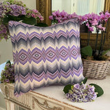 Glorafilia Bargello Genoese Lilac COUNTED Tapestry Needlepoint Kit