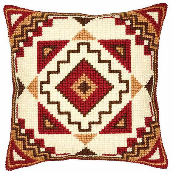 Geometric Pattern Ikat CROSS Stitch Tapestry Kit, Vervaco PN-0008583