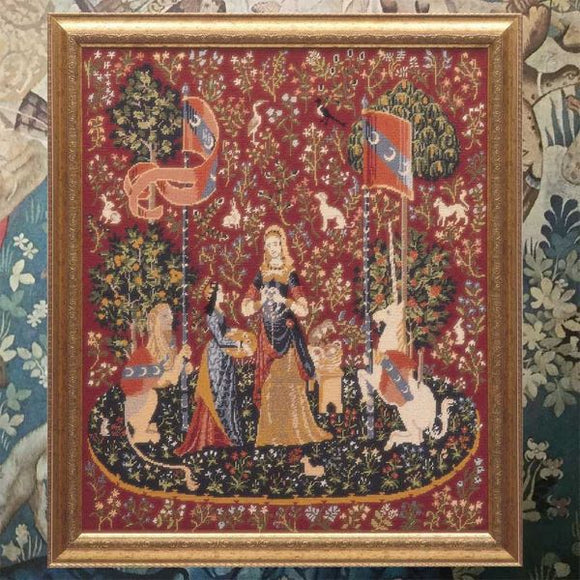 Glorafilia The Lady with the Unicorn Tapestry Kit, Needlepoint Kit GL79145