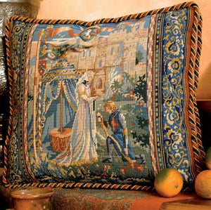 Lancelot and Guinevere Glorafilia Needlepoint Kit GL6016