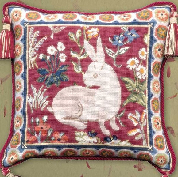 Glorafilia Medieval Rabbit Tapestry Kit, Needlepoint Kit GL79142