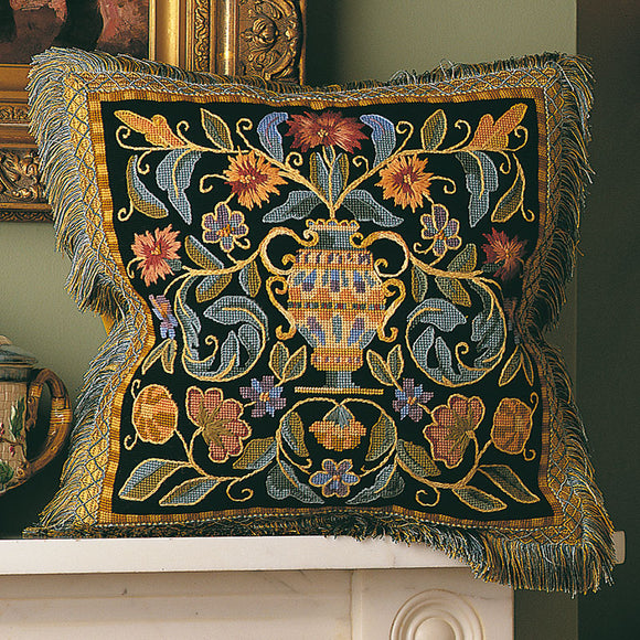 Glorafilia Tapestry Kit Needlepoint Kit Renaissance Cushion GL5015