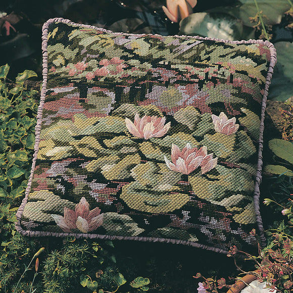 Glorafilia Tapestry Kit Needlepoint Kit Monet's Waterlilies GL493