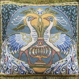 Glorafilia Tapestry Kit Needlepoint Kit, White Peacocks