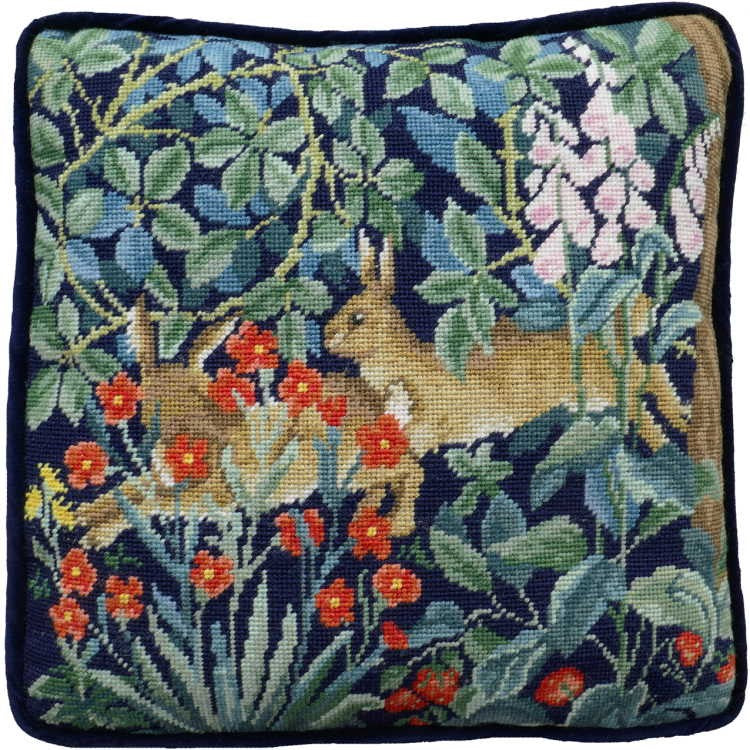 thumbnail image 2 of Furbish Studio Tulps. Embrodery Kt. Throw Pllow 16×16 Nches. Prnted Tapestry Kits For Adults 2 of 14