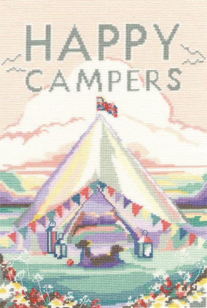 Vintage Camping Cross Stitch Kit, Bothy Threads XBET1