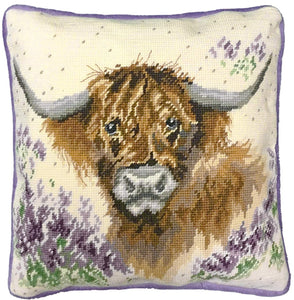 Highland Heathers Tapestry Kit, Needlepoint Kit Bothy Threads THD9