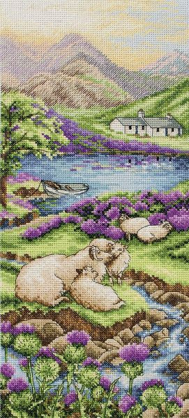 Highland Landscape Cross Stitch Kit, Anchor PCE0816