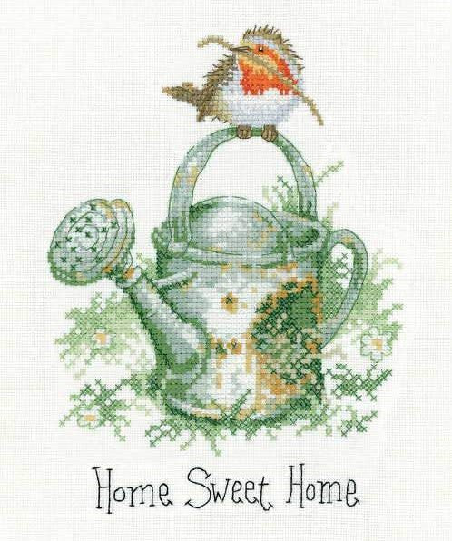 Home Sweet Home Cross Stitch Kit, Heritage Crafts