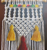 Macrame Kit, Macrame Wall Hanging Cotton Knot Kit Twist 24"