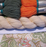 William Morris Tapestry Kit Needlepoint Kit Golden Lily, Bothy Threads TAC9