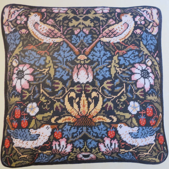William Morris Tapestry Kit Needlepoint Kit Strawberry Thief TAC3