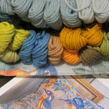 Glorafilia Tapestry Kit Needlepoint Kit Kingfishers GL5021