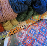 Glorafilia Tapestry Kit Needlepoint Kit Turkish Kelim GL424