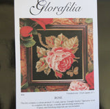 Glorafilia Tapestry Kit Needlepoint Kit Rose Mini GL494