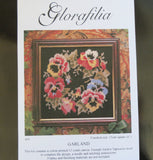 Glorafilia Tapestry Kit Needlepoint Kit Pansy Garland Mini GL495
