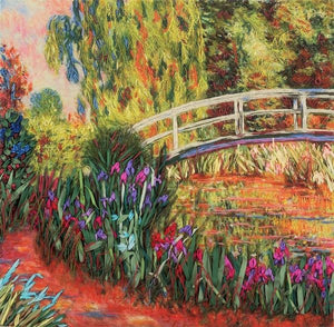 Irises by the Pond Embroidery Kit, Ribbon Embroidery Panna JK-2058