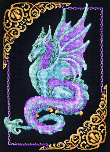 Cross Stitch Kit Mythical Dragon, Counted Cross Stitch Kit
