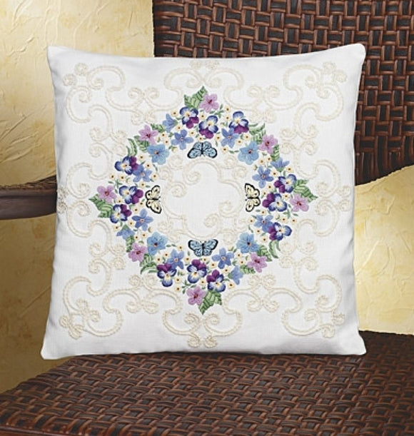 Crewel Embroidery Kit Floral Fantasy Embroidery 004-0859