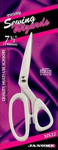 Sewing Scissors, Multi-Use Janome Sewing Wizard, 7.5 inch" XIS32